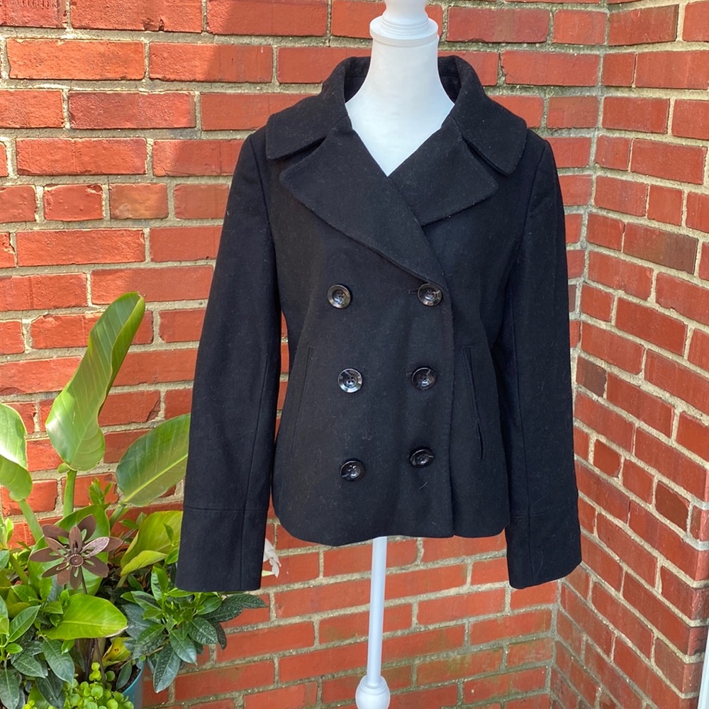 Black Pea coat
